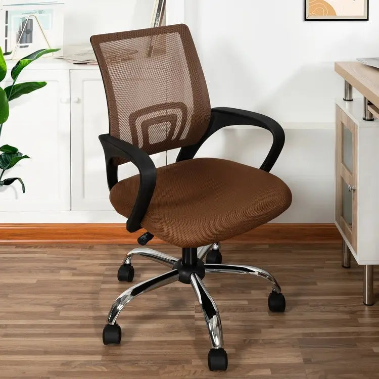 Adjustable Ergonomic Office Chair with Breathable Mesh, Lumbar Support, and 360-Degree Swivel Wheels for Enhanced Mobility - image 3