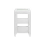 Cordero 16-Inch Wide Wood and Glass Top Chairside End Table with Shelf Storage - image 12