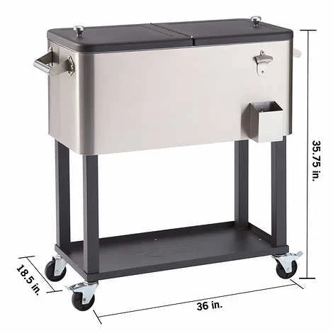 TRINITY Stainless Steel Cooler with Cover (100 Quart) - image 8