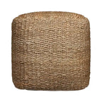 HomeRoots 18-Inch Natural Jute Woven Cube Pouf Ottoman - image 4