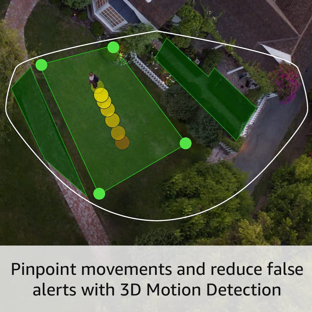 Ring Spotlight Cam Pro, Solar / 3D Motion Detection, Two-Way Talk with Audio+, and Dual-Band Wifi (2022 release) - White - image 3