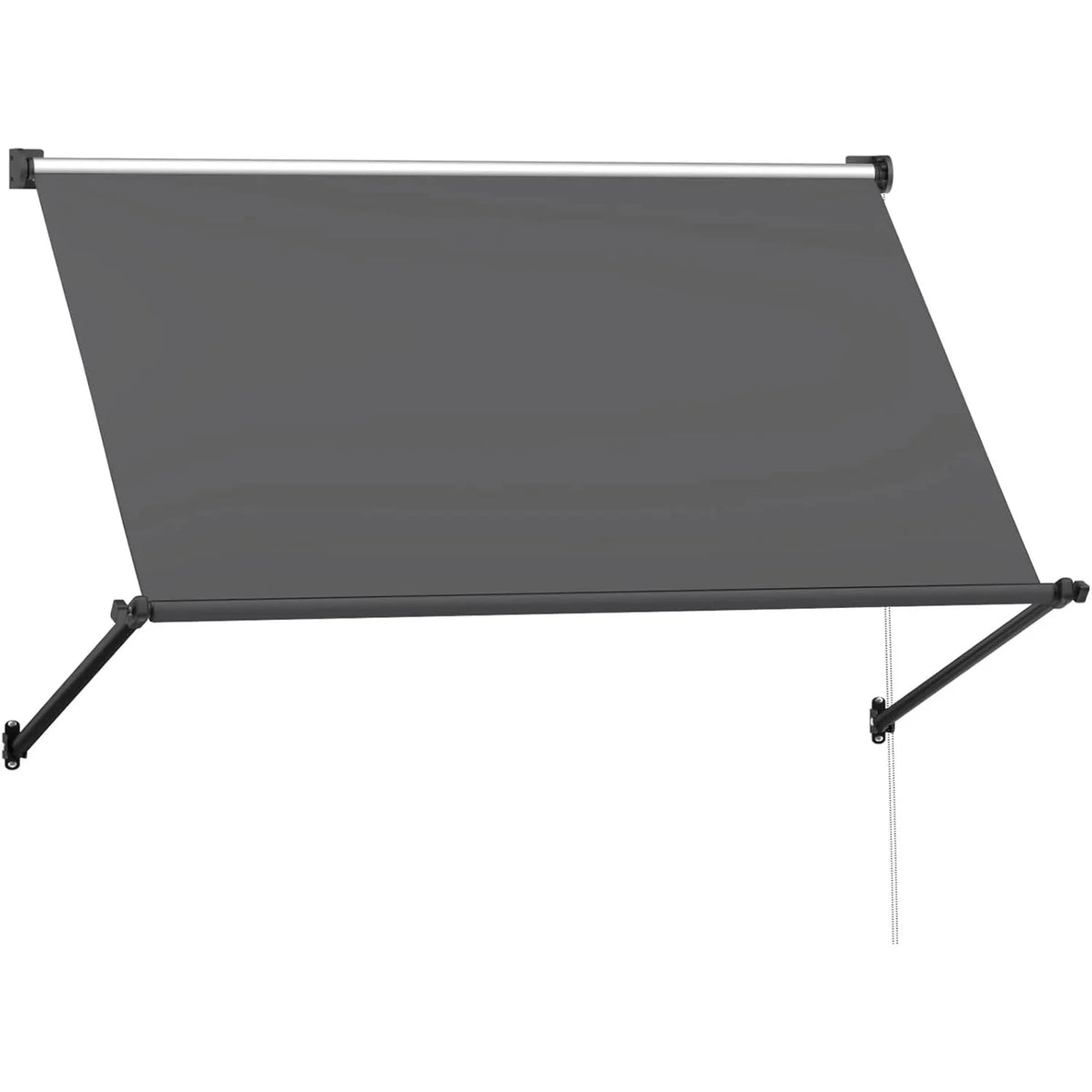 AECOJOY Retractable Awning, 40"x80" Manual Outdoor Awnings for Door Entrance, Sun Shade Canopy - image 1