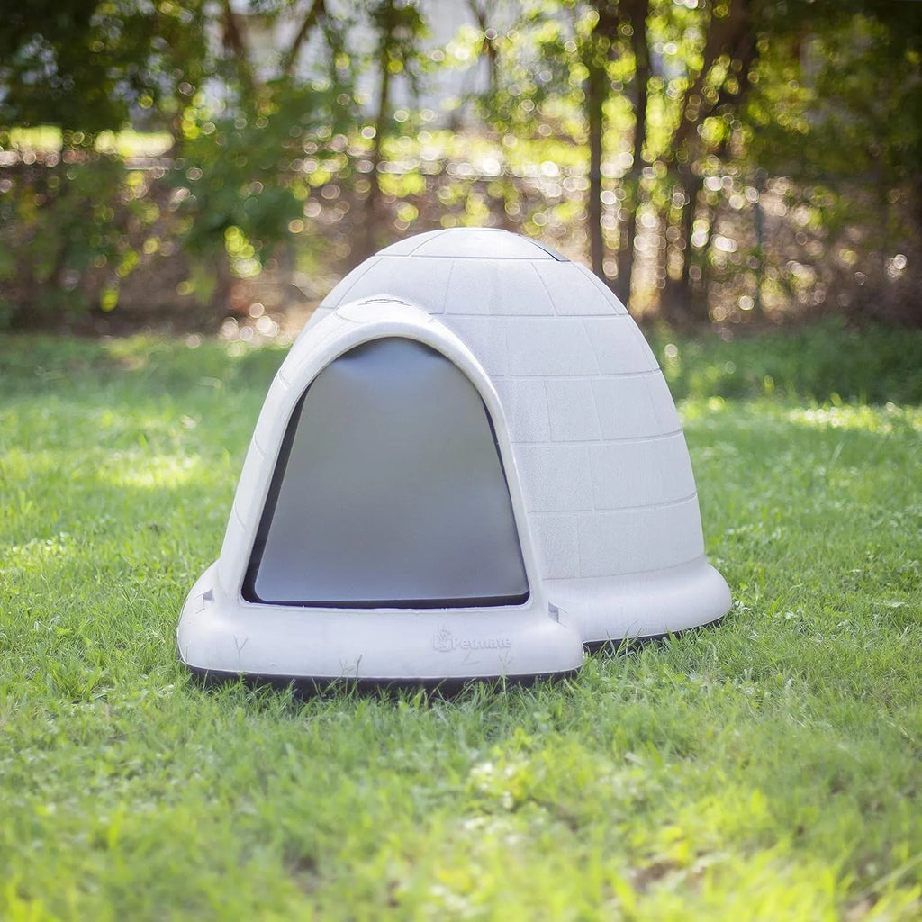 Petmate Indigo Dog House (Igloo Dog House. Made in USA with 90% Recycled Materials. All-Weather Protection Pet - image 11