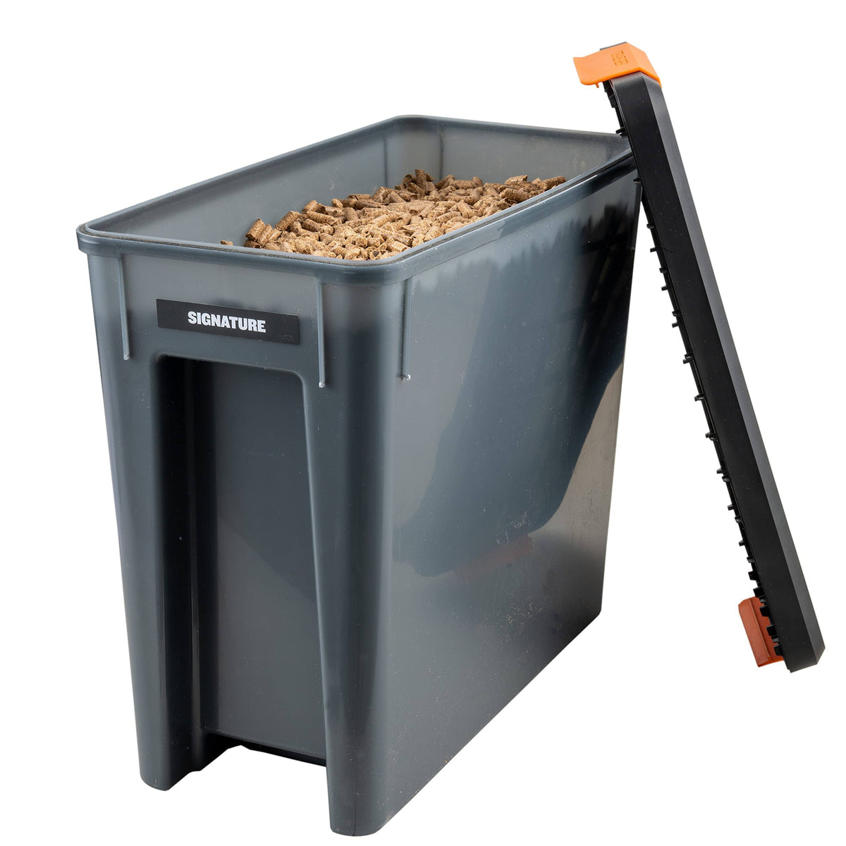 Traeger Pellet Grills bac637 Stay Dry Pellet Bin, Wood Pellet Storage with Locking Lid, Black - image 1