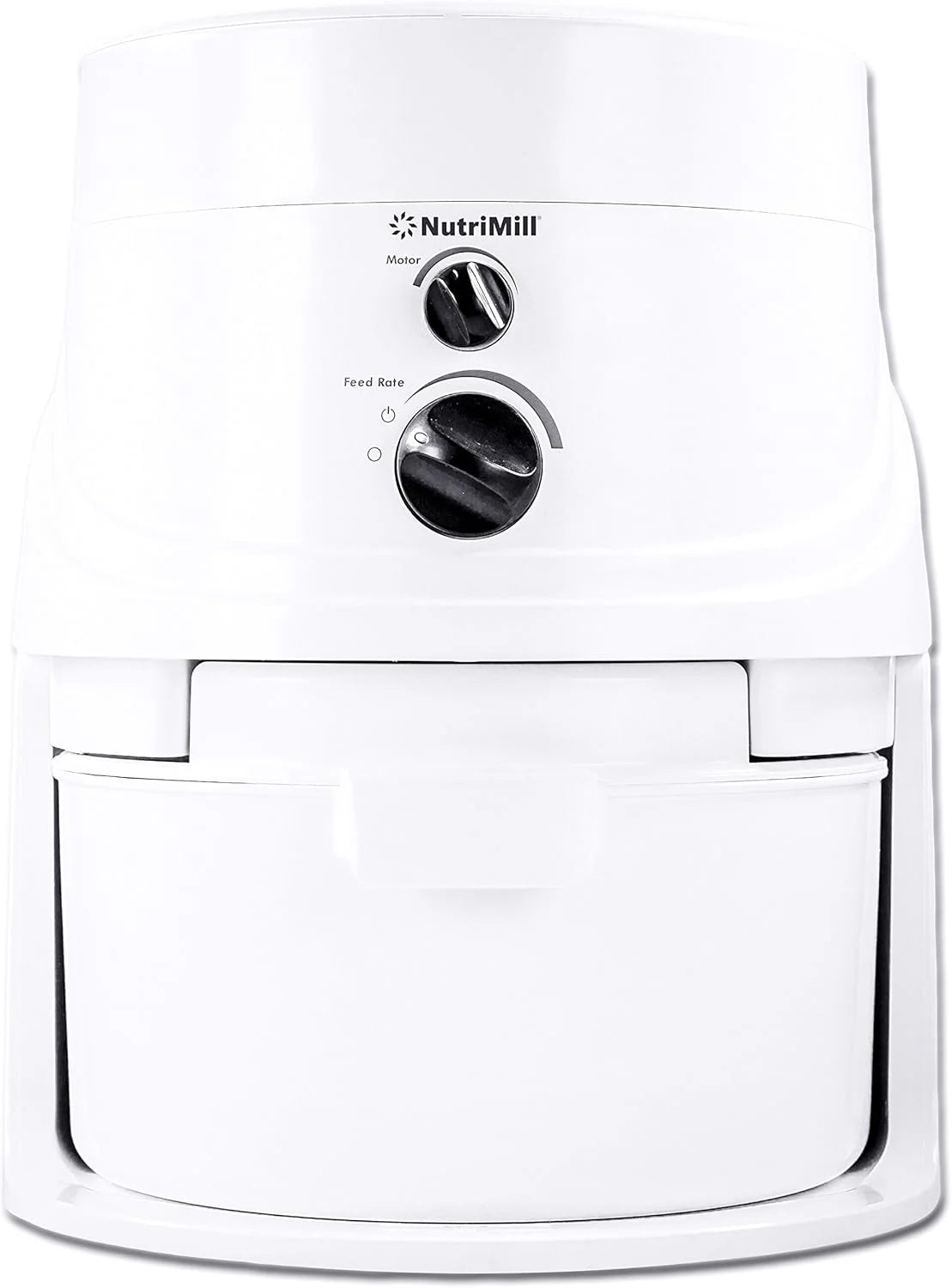 Classic high-speed electric grain grinder, a wheat flour grinder used for making fresh flour, equipped with a stainless steel grinding head - image 1