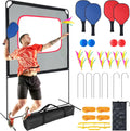 Slsy Portable Pickleball with Net, A Racket Game That Combines Pickleball, Badminton, Jianzi, and Tennis, Backyard Games Sport Outdoor Indoor, Fun Games for Kids & Adults - image 1