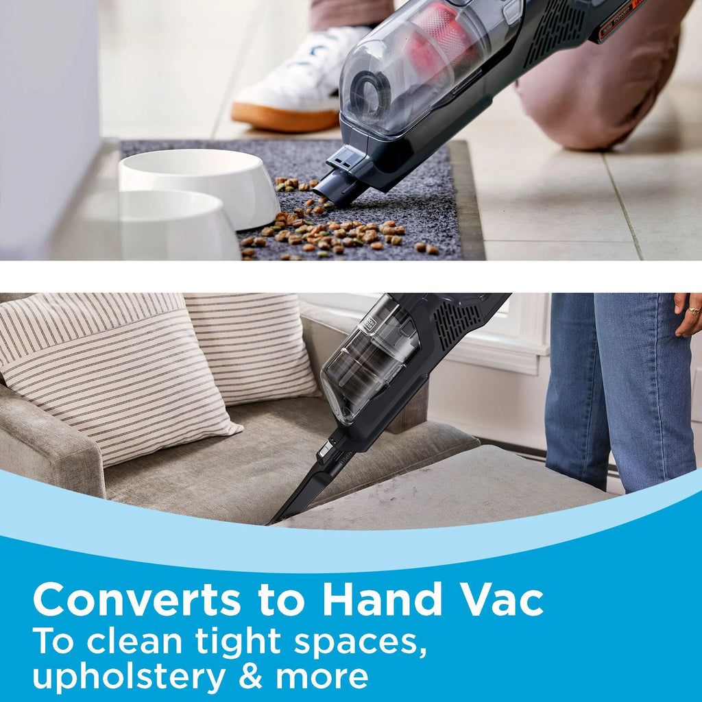 BLACK+DECKER POWERSERIES+ 20V Max* Cordless Stick Vacuum Kit, for Carpet and Hard Floors, Convertible to Handheld, 44 - image 14