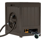 Suncast 125′ Aquawinder Auto Rewind Water Powered Yard Hose Reel, Java (2 Pack) - image 3