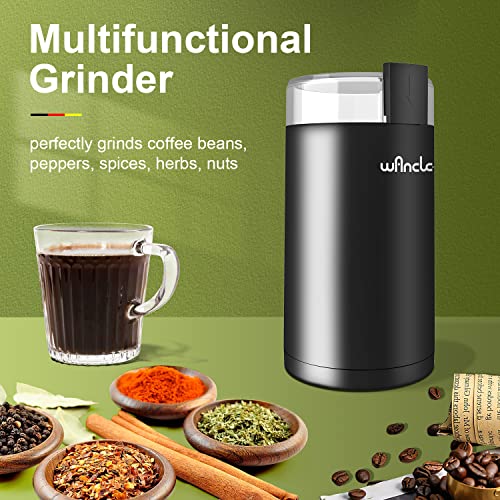 Wancle Electric Coffee Grinder, Quiet Spice Grinder, One Touch Coffee Mill for Beans - image 7