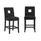 Brda Keyhole Counter Height High Back Stools - Set of 2 - image 6