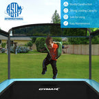 6 FT Kids Trampoline with Swing & Safety Fence, ASTM Approved Toddler Rectangle Trampoline for 3-8 Year Old - image 20