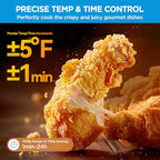 Midea Flexify French Door Toaster Oven Air Fryer Combo, 26.4 QT, Extra Large Air Fryer Countertop Oven 10 in 1 Combo, 25% Faster Cooking and 90% Less Oil, Stainless Steel : Home & Kitchen - image 8