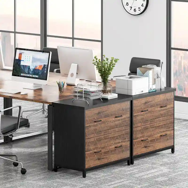 2-Drawer Lateral File Cabinet for Office Organization - image 9