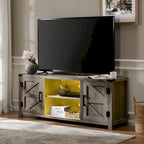 Rustic Farmhouse Barndoor TV Stand - Entertainment Center for TVs up to 70 Inches - image 39