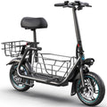 Adults Electric Scooter with Large Middle Basket - image 2