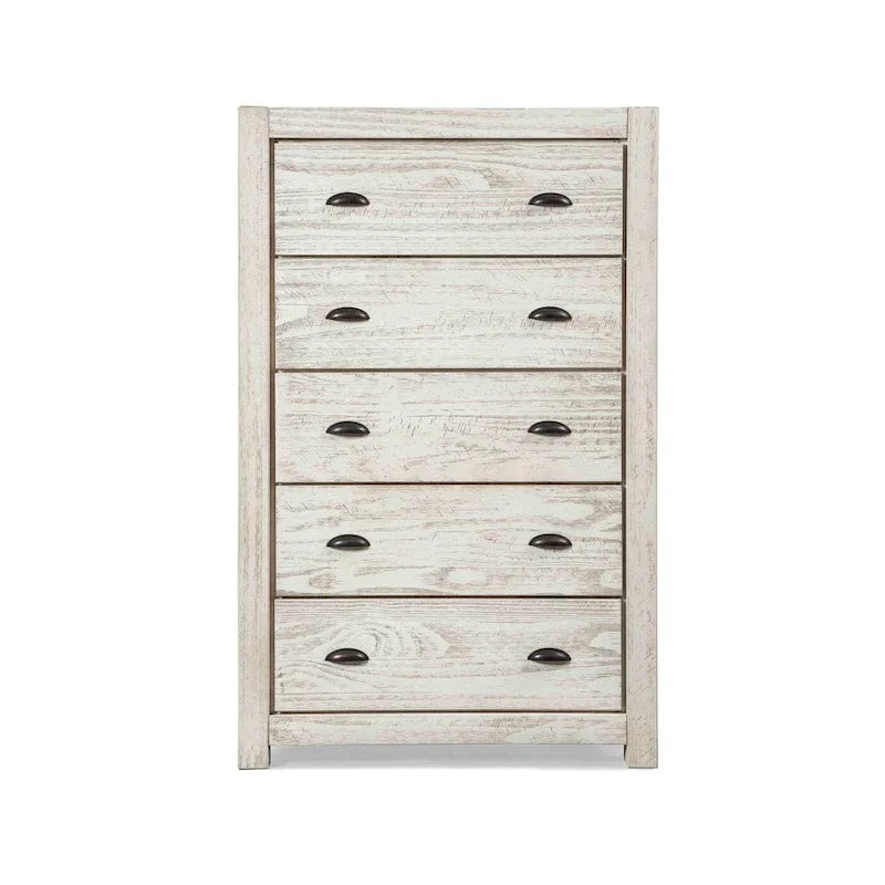 Montauk Solid Wood Chest with 5 Drawers by Grain Wood Furniture - image 4