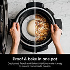 Ninja OL701 Foodi 14 in 1 SMART XL 8 Qt. Pressure Cooker Steam Fryer with SmartLid & Thermometer   Auto Steam Release, that Air Fries, Proofs & More, 3 Layer Capacity, 5 Qt. Crisp Basket, Silver/Black - image 2
