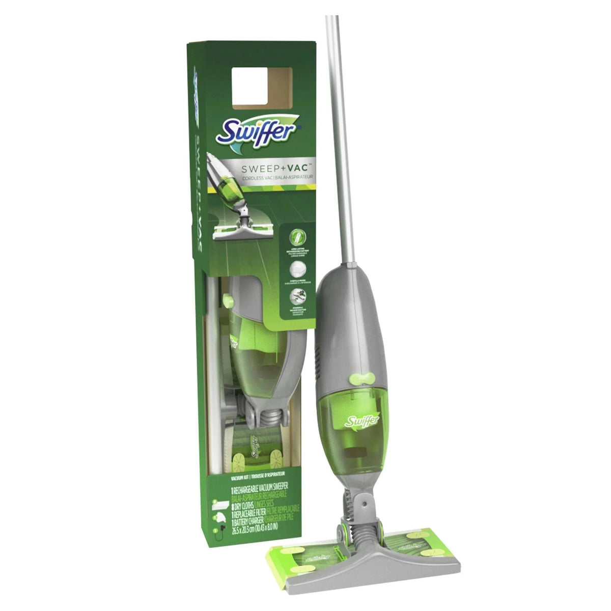 Cordless Sweep and Vacuum Floor Cleaning Kit - image 1