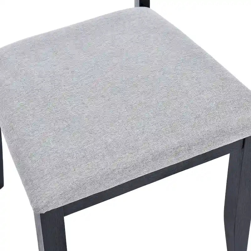 Set of 4 Slat Back Wooden Dining Chairs - image 21