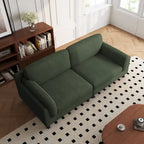 90-Inch Oversized Corduroy Sofa for Living Room with Reversible Cushions - image 39