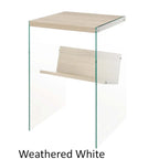 SoHo Glass End Table with Shelf by Convenience Concepts - image 3