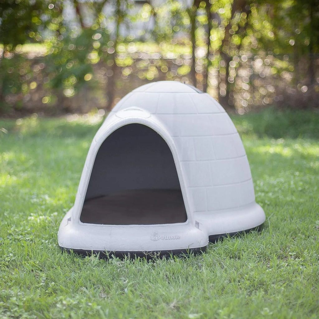 Petmate Indigo Dog House (Igloo Dog House. Made in USA with 90% Recycled Materials. All-Weather Protection Pet - image 12
