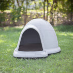 Petmate Indigo Dog House (Igloo Dog House. Made in USA with 90% Recycled Materials. All-Weather Protection Pet - image 12