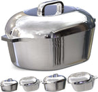 Cast Aluminum Dutch Oven - 8 Quart - Oval Dutch Oven Pot with Lid for Families and Parties - Lightweight Cajun Cookware with Ideal Heat Distribution - Oval Roaster Pan with Lid (13 Inch) - image 23