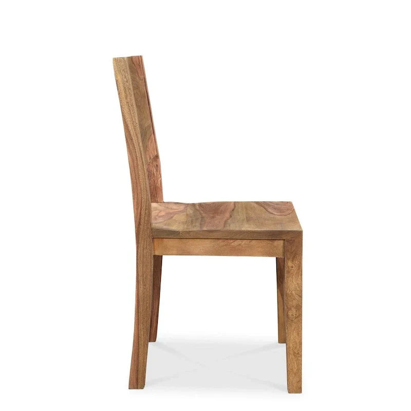 Set of 2 Raven Sheesham Wood Dining Chairs - image 3
