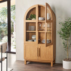 Better Homes & Gardens Juliet Kitchen Rounded Arch Cabinet, Rich Black - image 19