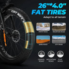 Outdoor electric bike with 48V / 15Ah lithium battery - image 5