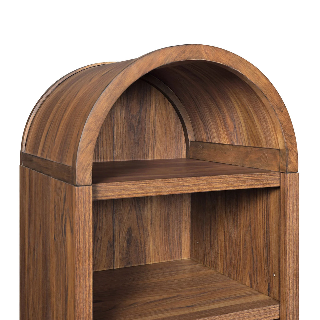 Better Homes & Gardens Juliet Narrow Arch Bookcase, Deep Green and Light Honey - image 16