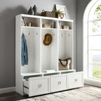 Crosley Furniture Harper Hall Tree in White - image 3