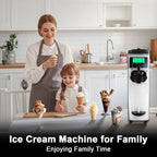 Soft Serve Ice Cream Machine 3.2 Gals Ice Cream Maker Machine Single Flavor Commercial Ice Cream Machine Countertop Soft Serve Ice Cream Maker with Pre-Cooling for Home Store School - image 6