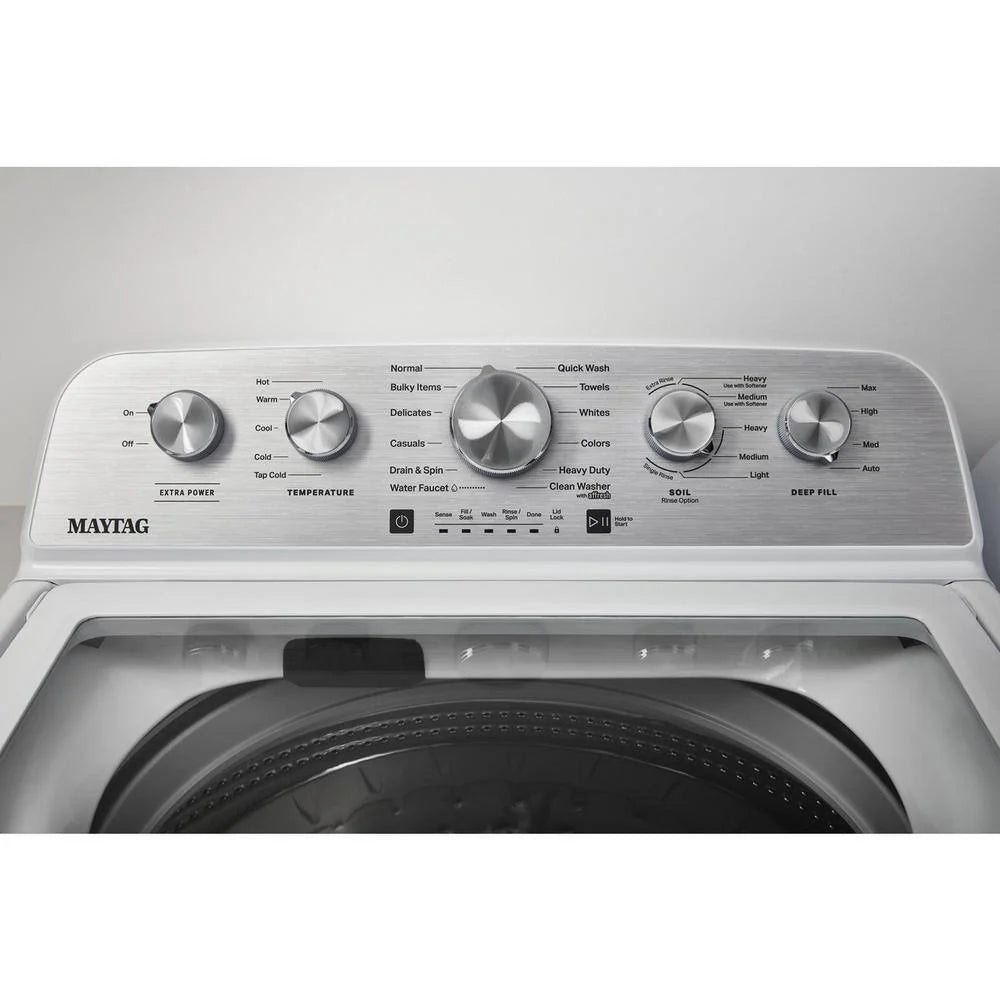 2025 4.8 cu. ft. Top Load Washer with Extra Power Boost, White – MVW5430MW - image 3