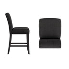 Brda Keyhole Counter Height High Back Stools - Set of 2 - image 7