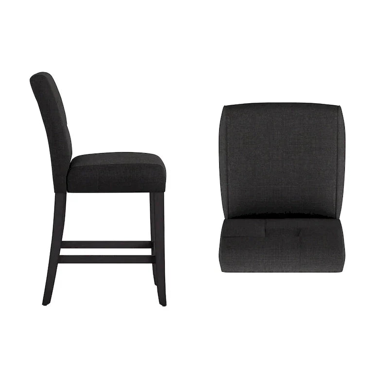 Brda Keyhole Counter Height High Back Stools - Set of 2 - image 7
