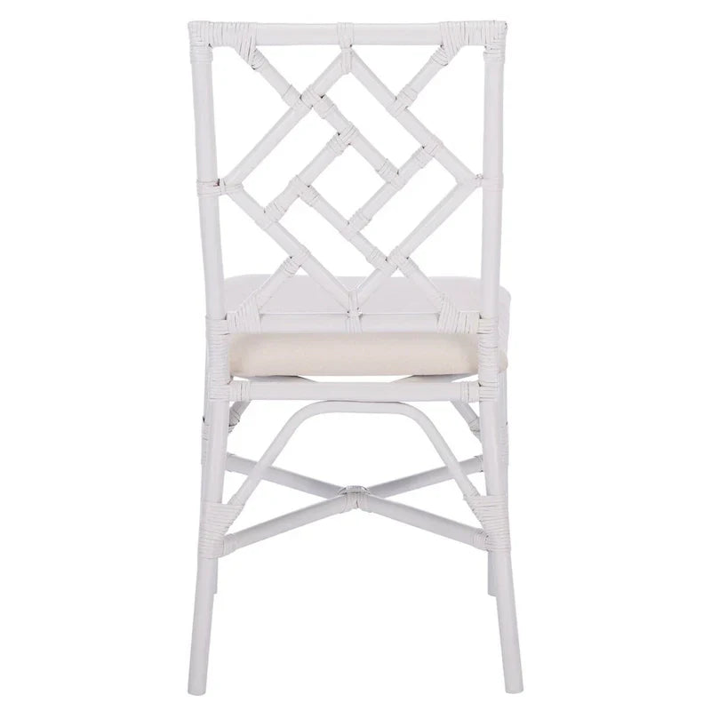 Set of 2 SAFAVIEH Maye Rattan Accent Chairs with Cushions - Dimensions: 18.5" W x 20.9" L x 35.8" H - image 10