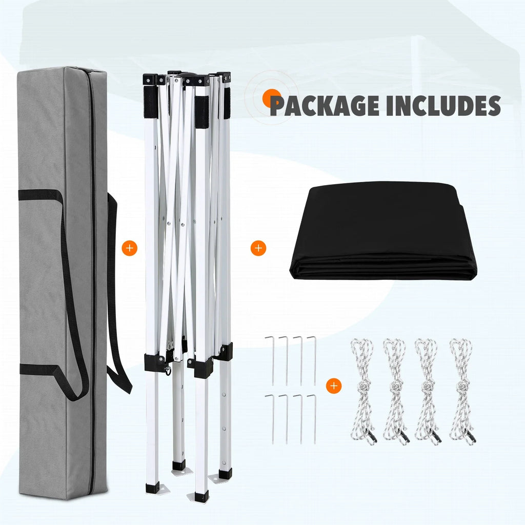 EAGLE PEAK 5x5 Pop up Canopy Tent Instant Outdoor Canopy Easy Set - up Straight Leg Folding Shelter（blue） - image 69