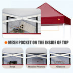 EAGLE PEAK 5x5 Pop up Canopy Tent Instant Outdoor Canopy Easy Set - up Straight Leg Folding Shelter（blue） - image 138