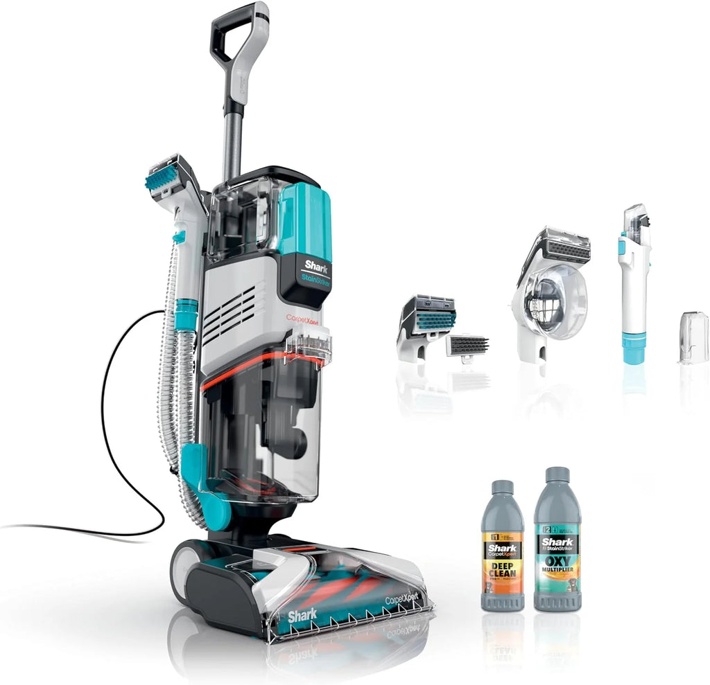 Shark CarpetXpert EX201 Carpet Cleaner, Cyan – Deep Cleaning with StainStriker, Perfect for Pets, Includes Spot & Stain Remover Tools - image 1
