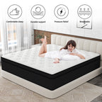 CICIMLU 12 inch Queen Mattress,Gel Memory Foam & Spring Hybrid Medium Comfort Mattress in a Box,CertiPUR-US - image 5