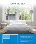 Garvee 5000 BTU Window Air Conditioner, Fast Cooling for Rooms up to 150 Sq. Ft, Window Ac Unit with 7 Level - image 9