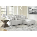 Signature Design by Ashley Top Tier 3-Piece Reclining Sectional Sofa with Chaise - Dimensions: 105W x 74D x 41H - image 2