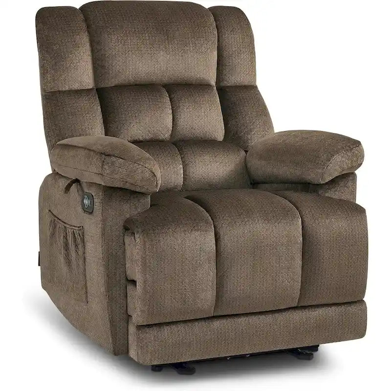 MCombo Heated Massage Electric Recliner Chair for Living Room - Fabric R6233 - image 20