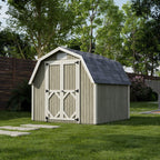 Little Cottage Co. 8x8 Classic Gambrel Barn with 4 ft. Sidewalls, Outdoor Wood Storage Shed Do-It-Yourself Precut Kit - image 2