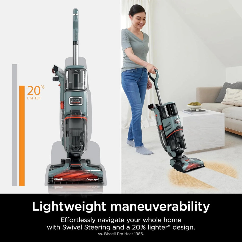 Shark CarpetXpert EX201 Carpet Cleaner, Cyan – Deep Cleaning with StainStriker, Perfect for Pets, Includes Spot & Stain Remover Tools - image 23