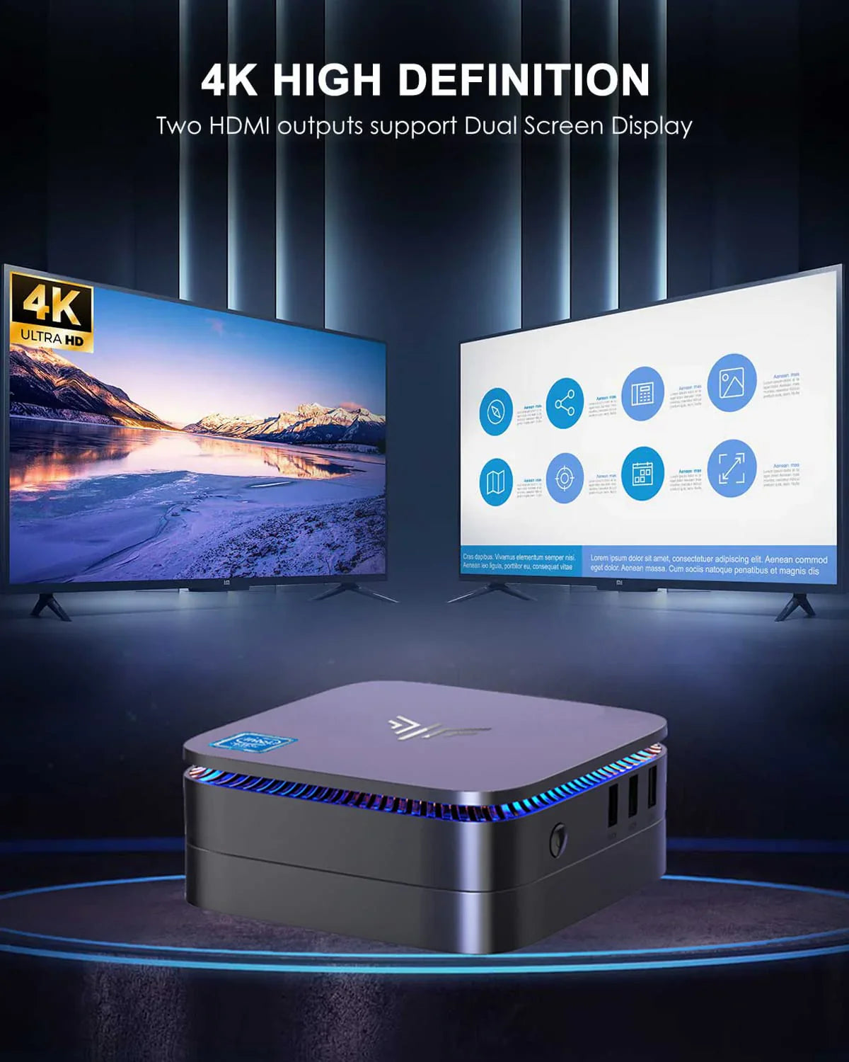 Kamrui Mini PC AK1 Pro 12GB RAM 256GB SSD - image 7