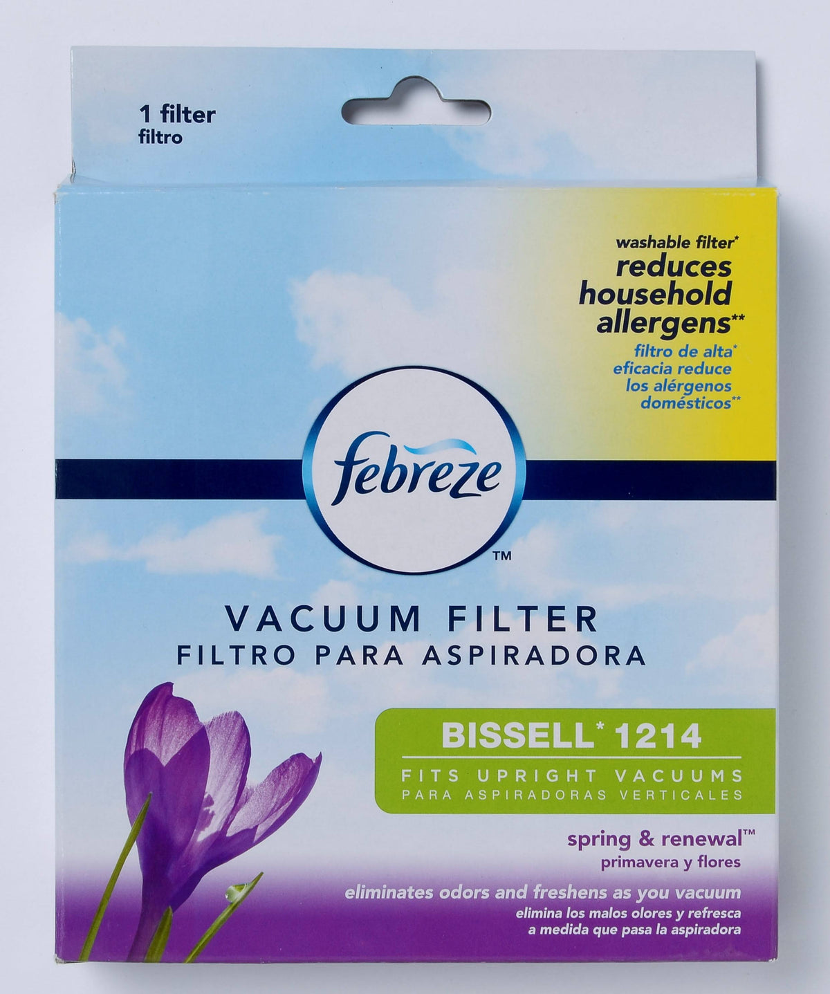 Febreze Spring & Renewal Scent Bissell Style 1214 Vacuum Filter - Each - image 1