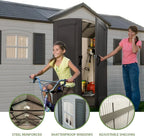 Lifetime 6446 Outdoor Storage Shed, 8 x 15 Foot, Desert Sand - image 6